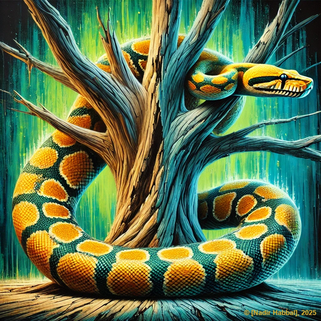 moderne Malerei-Der Wächter der Vergänglichkeit