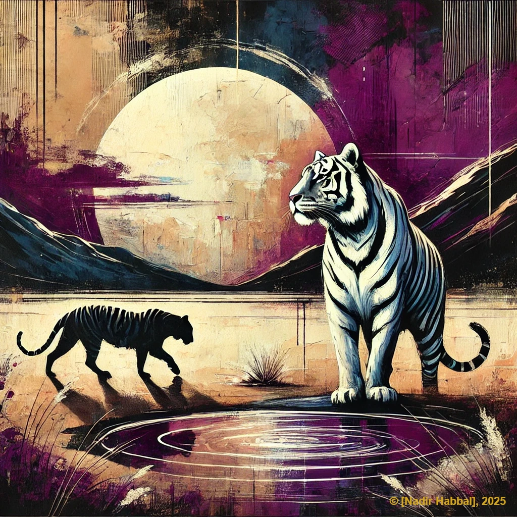 moderne Malerei-Die stille Macht der Wildnis