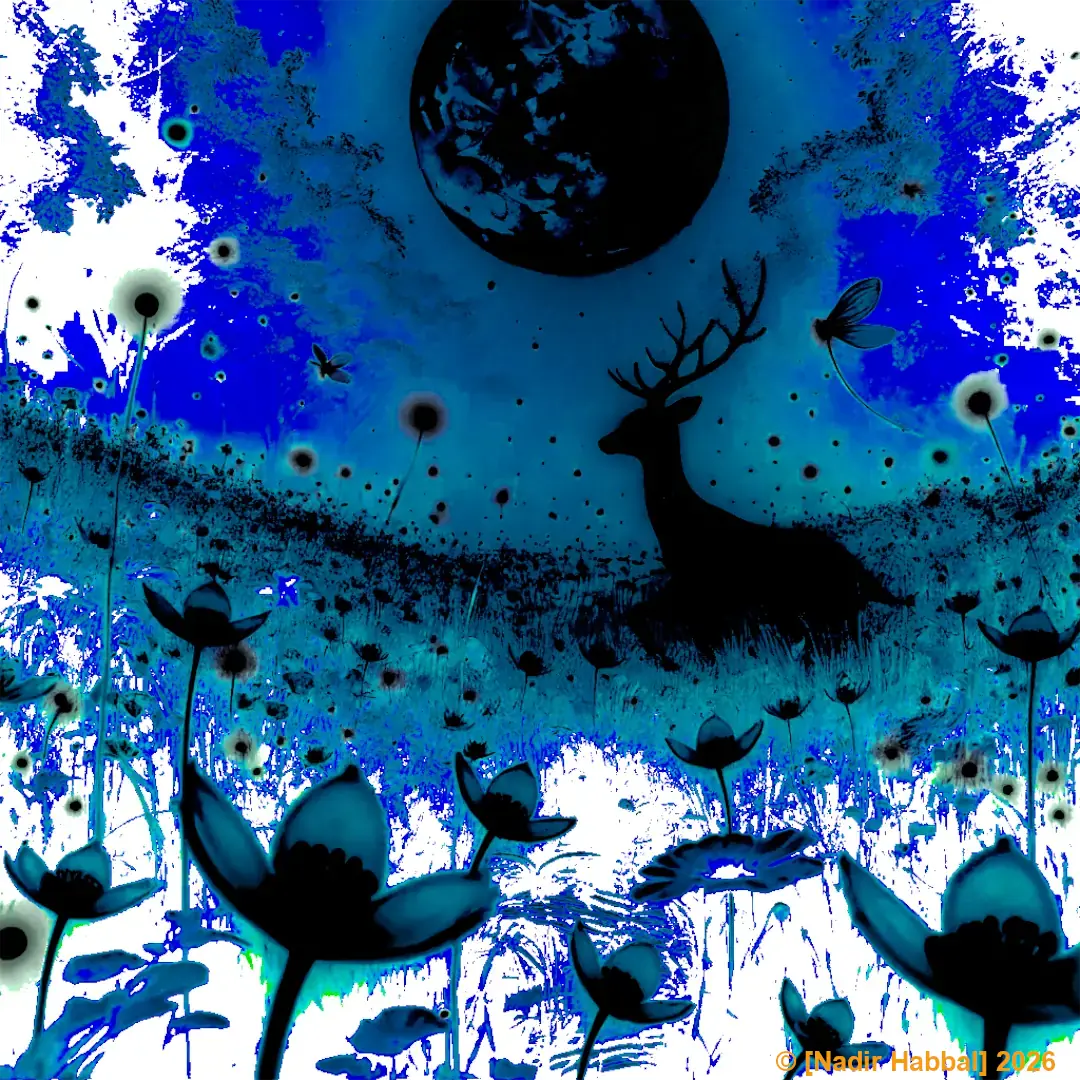 Der Mondgarten der Geisterhirsch