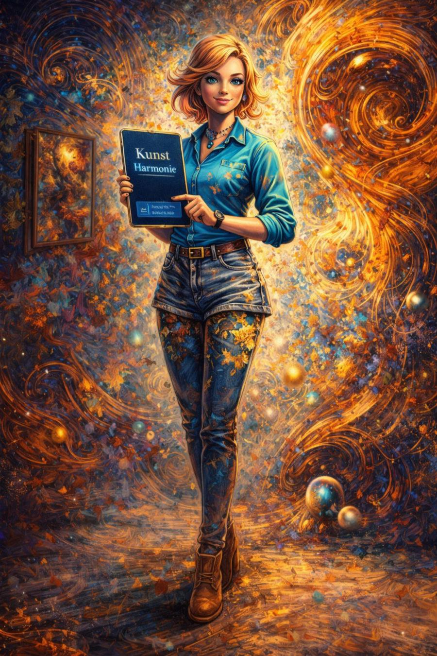 Lena Individuelles Kunstkonzept Lena von Kunst Harmonie als digitale Begleiterin für ein individuelles Kunstkonzept